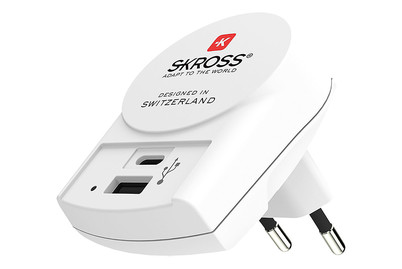 Image of Skross Euro USB Charger (Ac), 2-polig, max. 3A