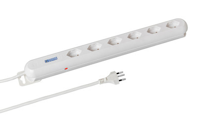 Image of Steckdosenleiste Linea Plus 6xT13 quer 3m Td 3x1mm² weiss bei JUMBO