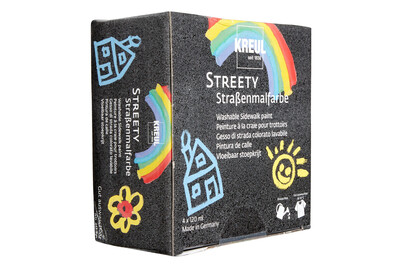 Image of Streety Strassenmalfarbe, Starter Set 4 x 120 ml bei JUMBO