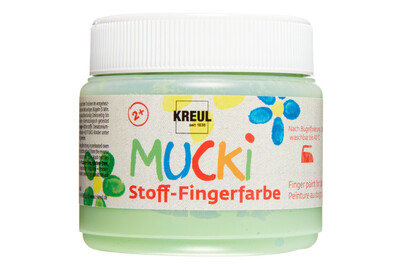 Image of Mucki Stoff-Fingerfarbe Grün 150 ml bei JUMBO