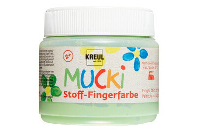 Image of Mucki Stoff-Fingerfarbe Grün 150 ml