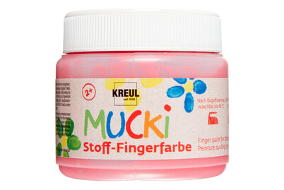 Image of Mucki Stoff-Fingerfarbe Rot 150 ml