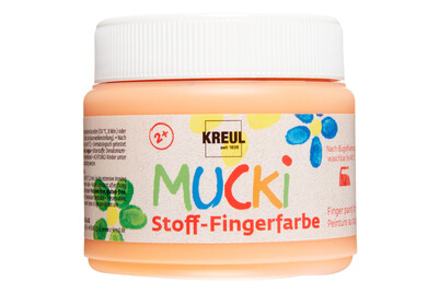 Image of Mucki Stoff-Fingerfarbe Orange 150 ml
