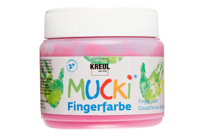 Image of Mucki Fingerfarbe Pink 150 ml bei JUMBO