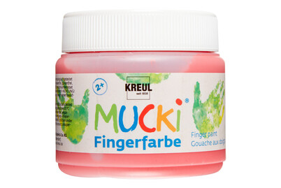 Image of Mucki Fingerfarbe Rot 150 ml bei JUMBO