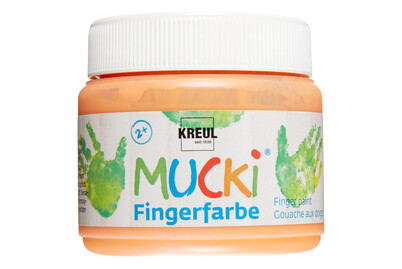 Image of Mucki Fingerfarbe Orange 150 ml