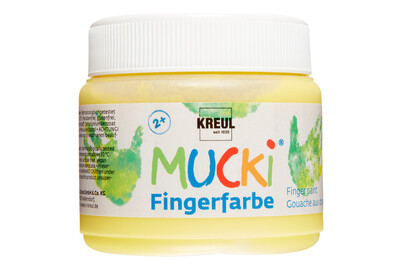 Image of Mucki Fingerfarbe Gelb 150 ml