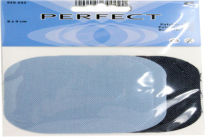 Image of Patches Jeans, hell-&dunkelblau 9x8cm bei JUMBO