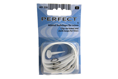 Image of Nähfrei-Aufhänger Leinen, weiss 5 Stück bei JUMBO