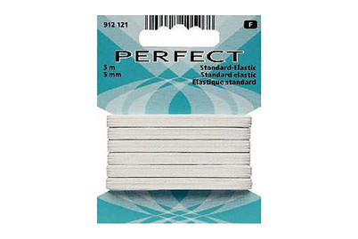 Image of Standard-Elastic, weiss 5 mm, 5 m bei JUMBO