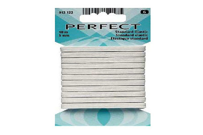 Image of Standard-Elastic, weiss 5 mm, 10 m bei JUMBO