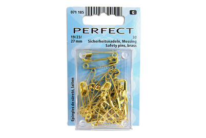 Image of Sicherheitsn. Messing 19/23/27mm, 30 St. bei JUMBO