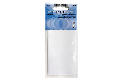 Image of Flickstoff, weiss 12x45cm, aufbügel., CO bei JUMBO