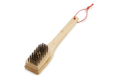 Image of Grillbürste mit Bambusholzgriff, 30 cm bei JUMBO