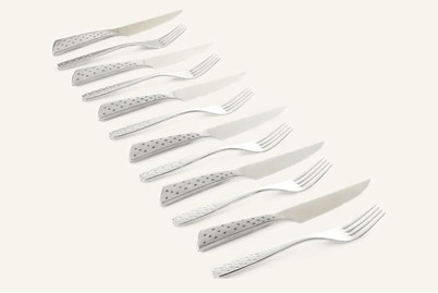 Image of Weber Deluxe Steak-Set Edelstahl, 12 -teilig bei JUMBO