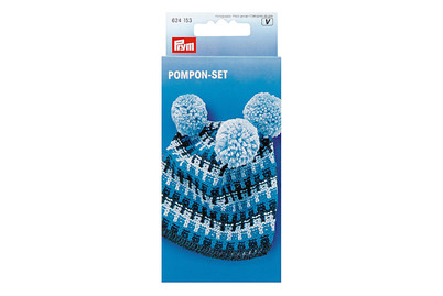 Image of Pompon-Set 4 Grössen, farbig sortiert bei JUMBO