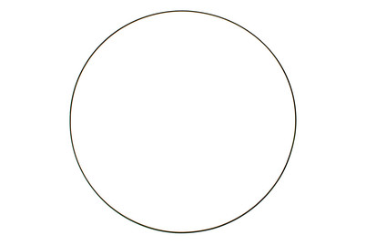 Image of Metallring schwarz 45 cm bei JUMBO