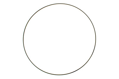 Image of Metallring schwarz 35 cm bei JUMBO