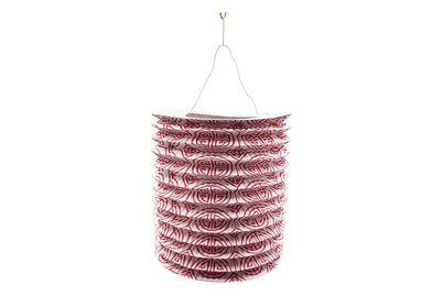 Image of Papierlaterne mit Kerzenhalter 30cm rot bei JUMBO