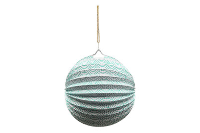 Image of Papierlaterne mit Kerzenhalter, grün bei JUMBO