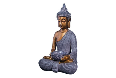Image of Home&More Buddha 24x17.5x39CM gold/braun bei JUMBO