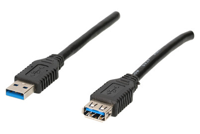 Image of Schwaiger USB Verlängerung 3.0 schwarz 3m