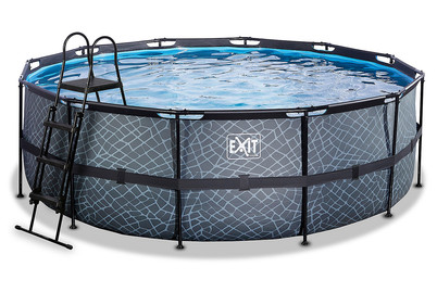 Image of Exit Frame Pool ø427x122cm, grau bei JUMBO