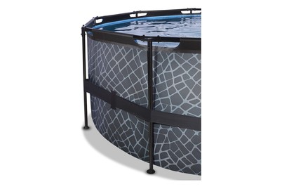 Image of Exit Frame Pool ø450x122cm, grau bei JUMBO