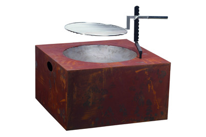 Image of Grill- und Feuerstelle Piazza, Corten, 70 x 70 x 40 cm bei JUMBO