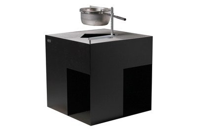 Image of Feuerstelle Quadro Nero Stahl schwarz bei JUMBO