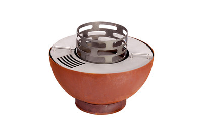 Image of Feuer- und Grillkugel Fireball PRO 60, gerostet, Ø 60cm bei JUMBO