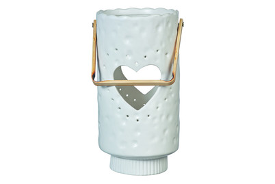 Image of Windlicht weiss ØxH 12.2x24 cm bei JUMBO