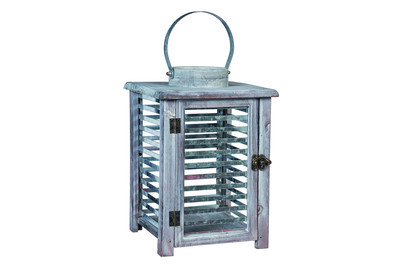 Image of Holzlaterne grau 20x20x28.5 cm bei JUMBO