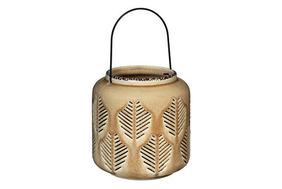 Image of Windlicht beige ØxH 17.5x18.5 cm bei JUMBO