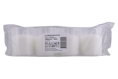 Image of Brennkerzen weiss 4 Stück bei JUMBO