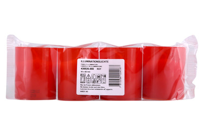 Image of Brennkerzen rot 4 Stück bei JUMBO