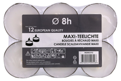 Image of Maxi Lichter 8h 12 Stück bei JUMBO