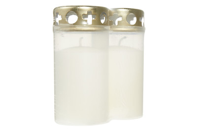 Image of Grabkerzen Nr. 3 weiss 2 Stück bei JUMBO
