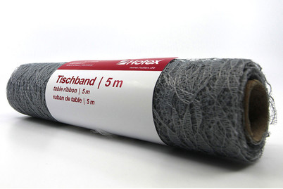 Image of Spitzenband, uni, grau bei JUMBO