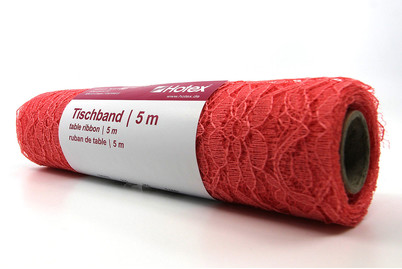 Image of Spitzenband, uni, flamingo bei JUMBO