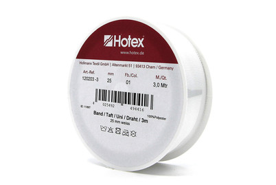 Image of Uniband mit Draht, weiss bei JUMBO