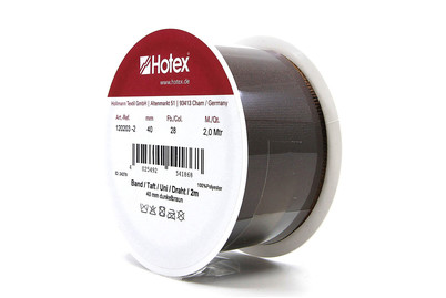 Image of Uniband mit Draht, dunkelbraun bei JUMBO