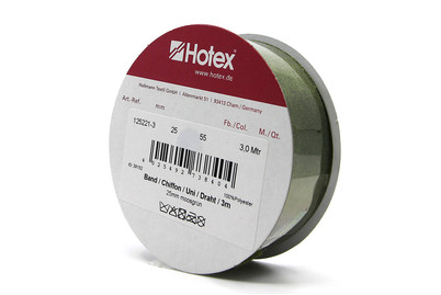 Image of Chiffonband mit Draht, moosgrün bei JUMBO