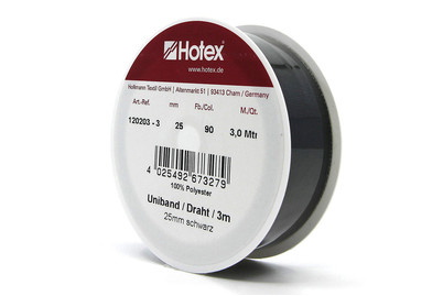 Image of Uniband mit Draht, schwarz bei JUMBO