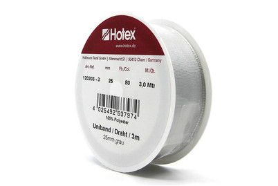 Image of Uniband mit Draht, grau bei JUMBO