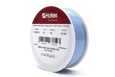 Image of Uniband mit Draht, hellblau bei JUMBO