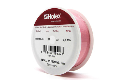 Image of Uniband mit Draht, rosa