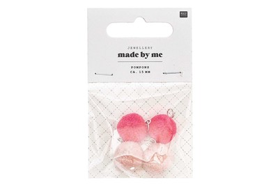 Image of Mini Pompons, rosa mix bei JUMBO