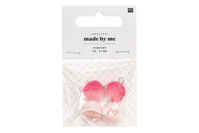 Image of Mini Pompons, rosa mix