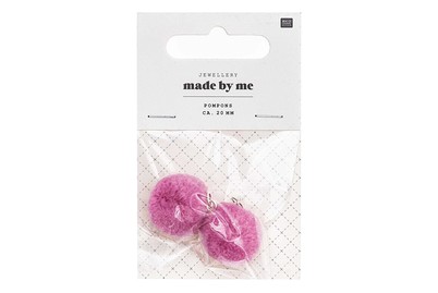 Image of Pompons, neon rot & pink bei JUMBO